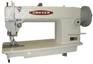Consew 205RB Industrial Walking Foot  Sewing Machine with Assembled Table, Stand, Motor1725 RPM