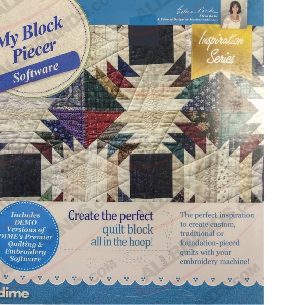 DIME Inspirations MBP My Block Piecer Quilting Software for MAC and Windows