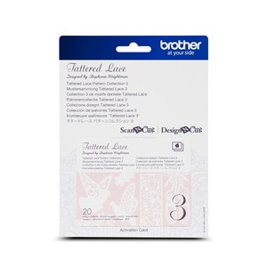 88409: Brother CATTLP03 Tattered Lace Pattern Collection #3 for ScanNCut Canvas