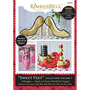 Kimberbell, KD602, Me, Time, CD, Sweet, Feet, Santa's, Elf, Kimberbell KD559 Sweet Feet Volume 1 Embroidery Designs CD