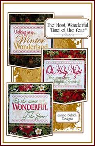 91007: Janine Babich Designs JBDTMW The Most Wonderful Time of the Year Embroideries CD
