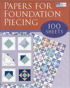 92333: Martingale 8759 Papers For Foundation Piecing, 100 Sheets
