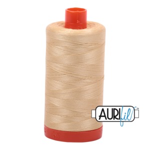 Aurifil Cotton MK50SC6-6001 50wt 1422 yds Camel