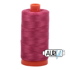 Aurifil Cotton MK50SC6-2455 50wt 1422 yds Med Carmine Red