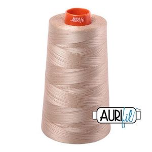 Aurifil MK50CO-2326 Mako Cotton Thread 50wt 6452yd Cone Sand