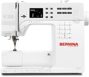 Bernina B335, School Classroom Sewing Machine, 221 Stitch, 2 Fonts, 1-Step Buttonholes, Needle Threader, Start/Stop, Speed Limit Control, Ext Table, LED Light, 900SPM