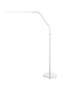 Daylight U35118 Slimline - 3 LED Floor Lamp 25.6”"H, Brushed Steel, 94.5” Reach