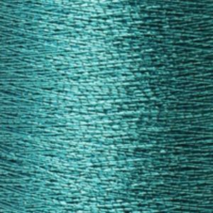 Yenmet Metallic 500m-Solid Turquoise 7022 Spool of Specialty Metallic Thread