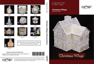 OESD 12424CD FSL Free Standing Lace Victorian Christmas House Designs CD