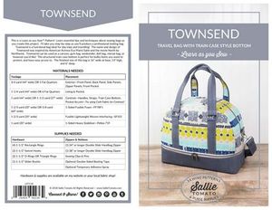 Sallie Tomato Townsend Travel Bag Pattern