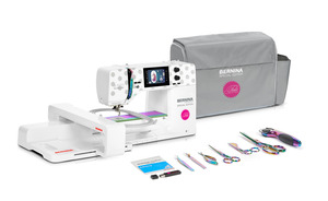 Bernina Trade In B570QE Tula Pink Special Edition Sewing Quilting +Freearm Embroidery Module Machine, Next Generation, 110/240V, $2200 Bundle Included