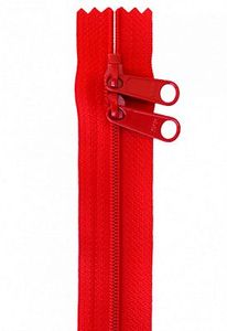 Patterns by Annie ZIP40-260 Handbag Zippers, 40 in Double Slide-Atom Red