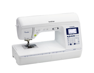 Babylock Presto, Replaces Brother Project Runway NQ550, NQ575, and Simplicity SB3150, Brother Pacesetter PS500 100 Stitch Sewing Machine 8.3"Arm ,7pc Feed, Auto Thread, Trim, Backtack, Speed Control, Start Stop, Needle Pos., 7BH, 4Fonts