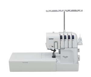 94814: Brother Pacesetter PS5234 Serger, Cut, Sew, Overcast, 2/3/4 Threads, 1300SPM, 1 Touch Needle Thread, Looper Threader, Ext Table, Replaces Same 5234PRW