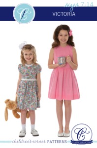 Children's Corner CC302L Victoria Dress Sewing Pattern Sizes 7-14