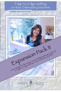 Amelie Scott Designs ASD244, Edge to Edge Expansion Pack 11 Quilting Designs CD