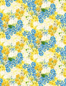Wilmington Prints 1406 28134 515 Madison Small Floral Yellow