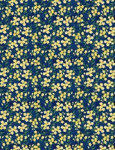 Wilmington Prints 1406 28135 457 Madison Tiny Floral Blue/Yellow