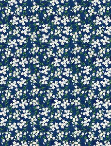 Wilmington Prints 1406 28135 417 Madison Tiny Floral Blue/White