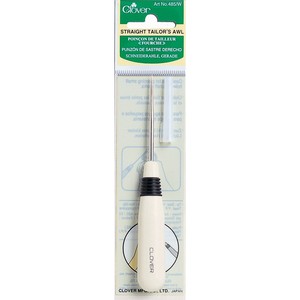 Clover CL485W White Straight Tailors Awl, Set of 3