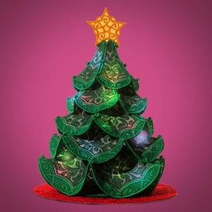 89134: OESD 12700CD Freestanding Christmas Tree Embroidery Designs CD
