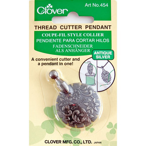 Clover CL454 Box of 3 Thread Cutter Pendants - Antique Silver Finish