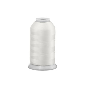 Exquisite Polyester Embroidery Thread 40wt, 010 White, Large Cone 5000m 5500Yd