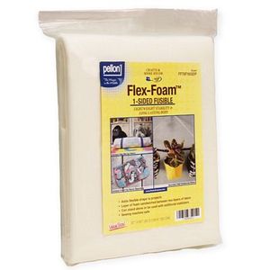 Pellon FF78F16020P,  1-Sided Fusible Flex-Foam, 60"x20, foam sandwiched between two layers of soft fabric for crafts