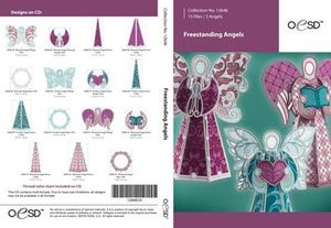 90640: OESD 12646CD FSL Freestanding Angels Embroidery Designs