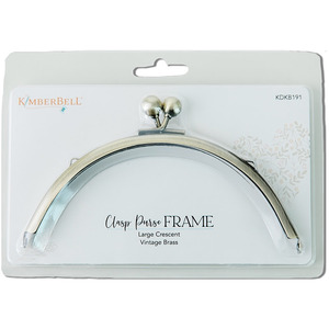 96181: Kimberbell Clasp Purse Frame, Large Crescent (Vintage Brass) for Keepsake Clasp Purses Design CD