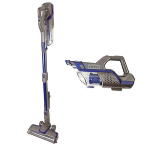 Cirrus C-VC25 Cordless 2in1 Upright Stick Vac and Hand Held Vacuum Cleaner, 2 Speed with Power Nozzle, Cirrus, C-CR39, Rechargable, Cordless, 2-in-1, Stick Vac, Cyclonic & Bagless System, Stick or Handheld Use, Motorized Brushroll, Pivoting Adjustable Handle, Cirrus C-CR39 Rechargable Cordless 2-in-1 Stick Vac Vacuum Cleaner 12V, Bagless Cyclonic, Stick or Handheld, Motor Brushroll, Pivoting Foldable Handle