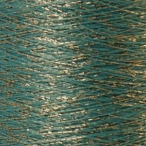 Yenmet Twilight Silver 500m-Turquoise 7045 Spool of Specialty Metallic Thread