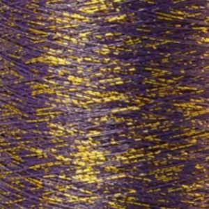 Yenmet Twilight Gold 500m-Purple 7053 Spool of Specialty Metallic Thread