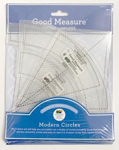 Good Measure, MQSCT, Modern Quilt Studio, Circles, Ruler, Quilting, templates, template, template set