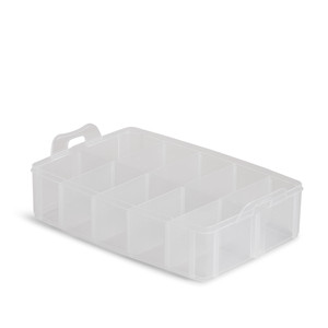 Fil-Tec FT60576 Mini Spools Open Top Empty Thread Tray Storage Case Box —Single Layer for 10 mini cone spools, Lid Sold Separately so you can stack