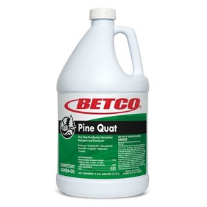 Betco, Disinfectant, Deodorant, Pine Cleaner, Betco CS-81057 Pine Cleaner, Disinfectant and Deodorant, 1 Gallon Concentrate, dilute 4 ounces per gallon of water