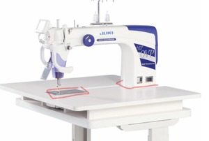 Juki Table Top Overlay Mat 35x36in for Seamless Free Motion Quilting on TL2200QVP-S or Miyabi J-350QVP-S Sit Down 18x10 Longarm Quilting Machines
