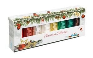 Aurifil Polysheen Christmas Gift Pack 8 Spool Thread Collection