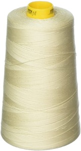 Aurifil, Aurifil Thread, Cone, 3-ply, 3,280 yd., Topstitching, Machine Quilting, Mako, Cotton Thread, Light Beige