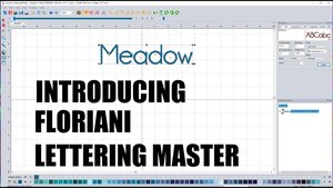 Floriani FLM Lettering Master Embroidery Digitizzing Software to Customize Lettering Fonts