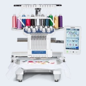 98313: Brother Entrepreneur Pro X PR1055X Demo 10-Needle Embroidery Machine