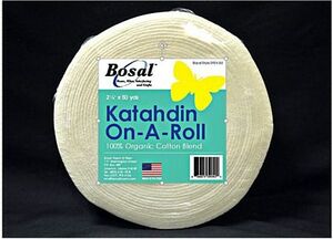 92751: Bosal BOS390K-50 Katahdin On A Roll100% Natural Cotton 2.25in x 50yds