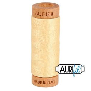 Aurifil 1080-2105 Cotton Mako Thread, 80wt 280m CHAMPAGNE