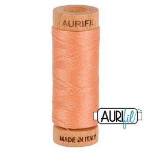 Aurifil, Cotton Mako Thread, 80wt, 280m, 1080-2215, PEACH