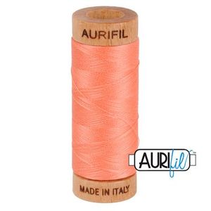 Aurifil, Cotton Mako Thread, 80wt, 280m, 1080-2220, LIGHT SALMON
