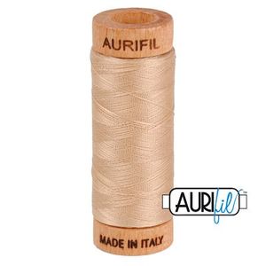 Aurifil 1080-2314 Cotton Mako Thread, 80wt 280m BEIGE