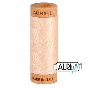 Aurifil, Cotton Mako Thread, 80wt, 280m, 1080-2315, PALE FLESH