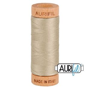 Aurifil, Cotton Mako Thread, 80wt, 280m, 1080-2324, STONE