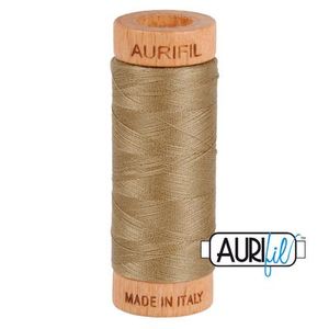 Aurifil 1080-2370 Cotton Mako Thread, 80wt 280m SANDSTONE