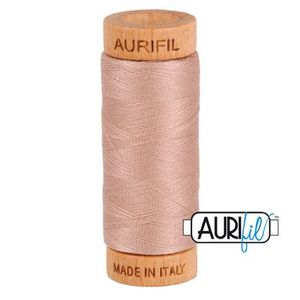 Aurifil, Cotton Mako Thread, 80wt, 280m, 1080-2375, ANTIQUE BLUSH